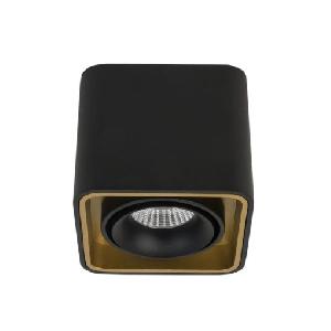 Накладной светодиодный светильник LeDron TUBING Black/Gold