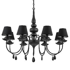 Люстра Ideal Lux Blanche SP8 Nero