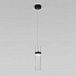 Подвесной светодиодный светильник Eurosvet Lumen 50244/1 LED черный/прозрачный