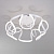 Потолочный светодиодный светильник Eurosvet Alstroemeria 90238/1 белый