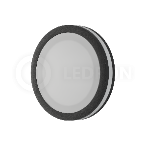 Встраиваемый светодиодный светильник LeDron LIP0906-10W-Y 4000K Black
