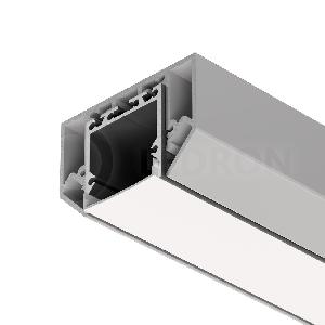 Профиль для светодиодной ленты под натяжной потолок LeDron АВД-4711 BLACK