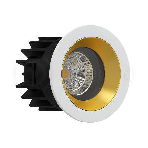 Встраиваемый светодиодный светильник LeDron FAST TOP MINI WHITE/GOLD 