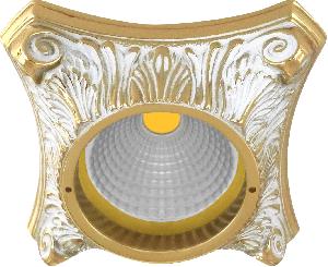 Точечный светильник FEDE Pisa Gold White Patina FD1010ROP