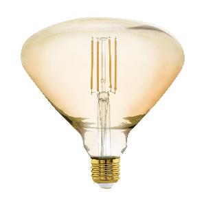 Лампа светодиодная диммируемая филаментная Eglo E27 4W 2200K янтарная 11837