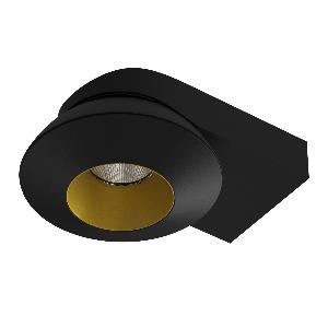 Накладной светодиодный светильник LeDron KRIS SLIM Black/Gold