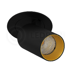 Встраиваемый светодиодный светильник LeDron DANNY MINI S 40 Black-Gold