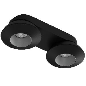 Накладной светодиодный светильник LeDron KRIS SLIM 2 Black/Grey