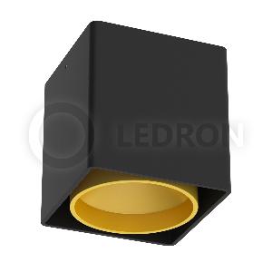 Накладной светильник LeDron KEA ED GU10 Black-Gold