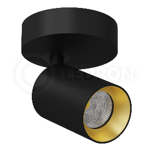 Накладной светодиодный светильник LeDron SAGITONY-R60-Black-Gold