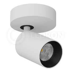 Накладной светодиодный светильник LeDron SAGITONY-R60-White-Black