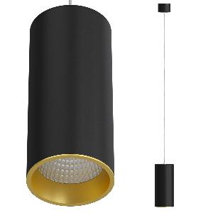 Подвесной светодиодный светильник LeDron SLC7392 12W-P Black-Gold
