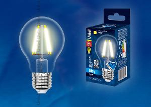 Светодиодная лампа Uniel LED-A60-8W/WW/E27/CL PLS02WH