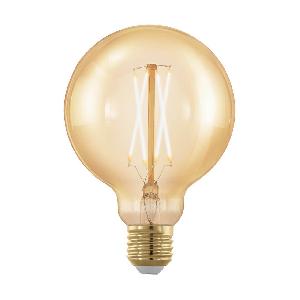 Лампа светодиодная филаментная диммируемая Eglo E27 4W 1700К золотая 11693