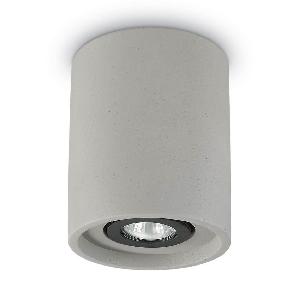 Потолочный светильник Ideal Lux Oak PL1 Round Cemento