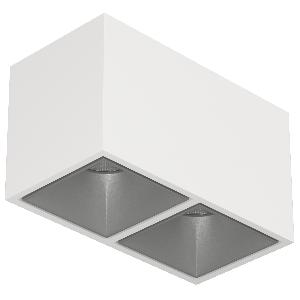 Накладной светодиодный светильник LeDron KUBING 2 White/Grey