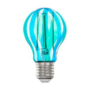 Лампа светодиодная Eglo E27 6,5W 5000K синяя 12569