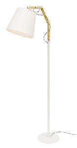 Торшер с абажуром Arte Lamp Pinoccio A5700PN-1WH