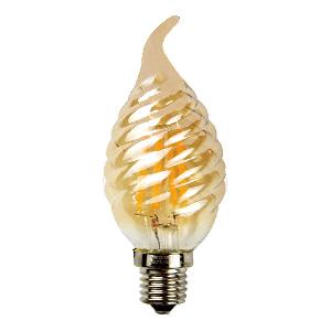 Лампа светодиодная Kink Light E14 6W 2700K золотая 098356-3,33