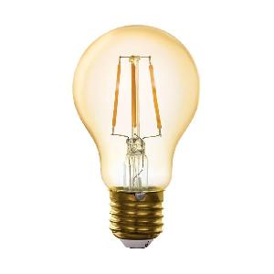 Лампа светодиодная филаментная диммируемая Eglo E27 5,5W 2200K золотистая 11864