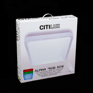 Потолочный светодиодный светильник Citilux Альпина CL718K60RGB