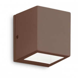 Уличный настенный светильник Ideal Lux Twin AP1 Small Coffee