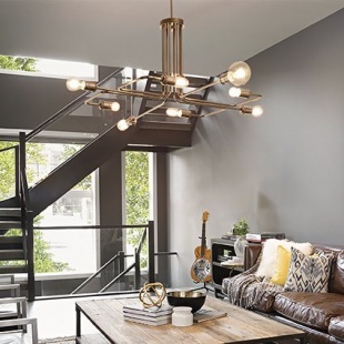 Подвесная люстра Ideal Lux Triumph Sp8 Ottone Antico