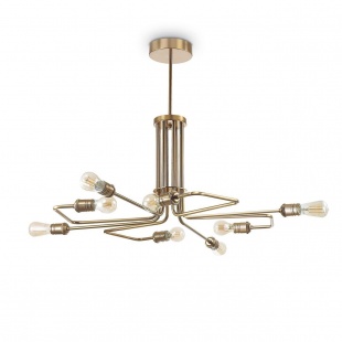 Подвесная люстра Ideal Lux Triumph Sp8 Ottone Antico