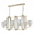 Подвесная люстра Crystal Lux Nicolas SP8 L1000 Gold/White