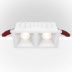 Встраиваемый светильник Maytoni Alfa LED DL043-02-10W3K-D-SQ-W