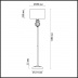 Торшер Odeon Light Lilit 4687/1F