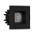 Встраиваемый светодиодный светильник LeDron FAST TOP SQ MINI BLACK 