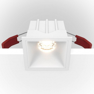 Встраиваемый светильник Maytoni Alfa LED DL043-01-10W3K-D-SQ-W