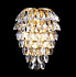 Настенный светильник Crystal Lux Charme AP3 Gold/Transparent