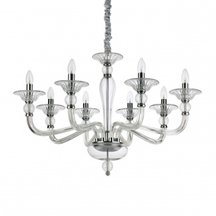 Люстра Ideal Lux Danieli SP8 Trasparente