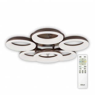 Потолочная светодиодная люстра Citilux Паркер Кофе CL225165R
