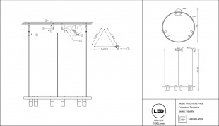 Люстра Maytoni Satellite MOD102PL-L42B