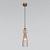 Подвесной светильник Eurosvet Glossy 50211/1 янтарный