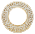Точечный светильник FEDE SAN SEBASTIAN Gold White Patina FD1004ROP