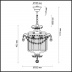 Подвесной светильник Odeon Light Sharm 4686/3 Подвесной светильник Odeon Light Sharm 4686/3