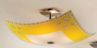 Потолочный светильник Citilux Хром+Бабочки CL937104