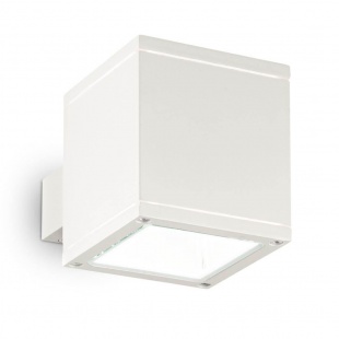 Уличный настенный светильник Ideal Lux Snif Ap1 Square Bianco