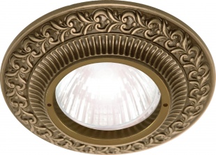 Точечный светильник FEDE SAN SEBASTIAN Bright Patina FD1004RPB