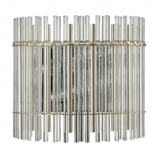 Настенный светильник Crystal Lux Aurelio AP2 Gold+Chrome/Transparent
