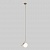 Подвесной светильник Eurosvet Frost Long 50159/1 латунь