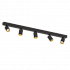 Накладной диммируемый светодиодный светильник LeDron SAGITONY E5 S60 Dim Black-Gold