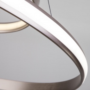 Подвесной светодиодный светильник Eurosvet Olympia 90179/5 сатин-никель