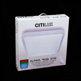 Потолочный светодиодный светильник Citilux Альпина CL718K50RGB