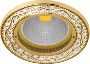 Точечный светильник FEDE PARIS Gold White Patina FD1027ROP
