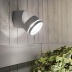 Уличный настенный светодиодный светильник Ideal Lux Omega AP Round Antracite 3000K